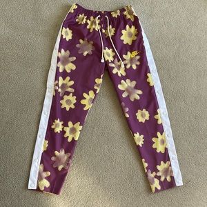 Nike floral tearaway pants size M